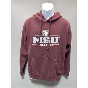 Mississippi State Bulldogs Rivalry Threads Red Fleece Hoodie Men’s Size Medium